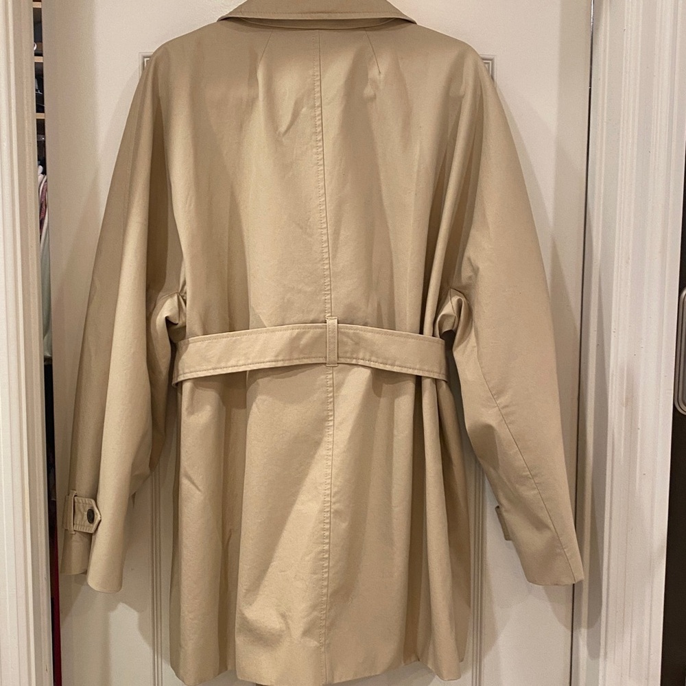J. Crew Women's Beige Double-Breasted short Trench Coat - Picture 7 of 8